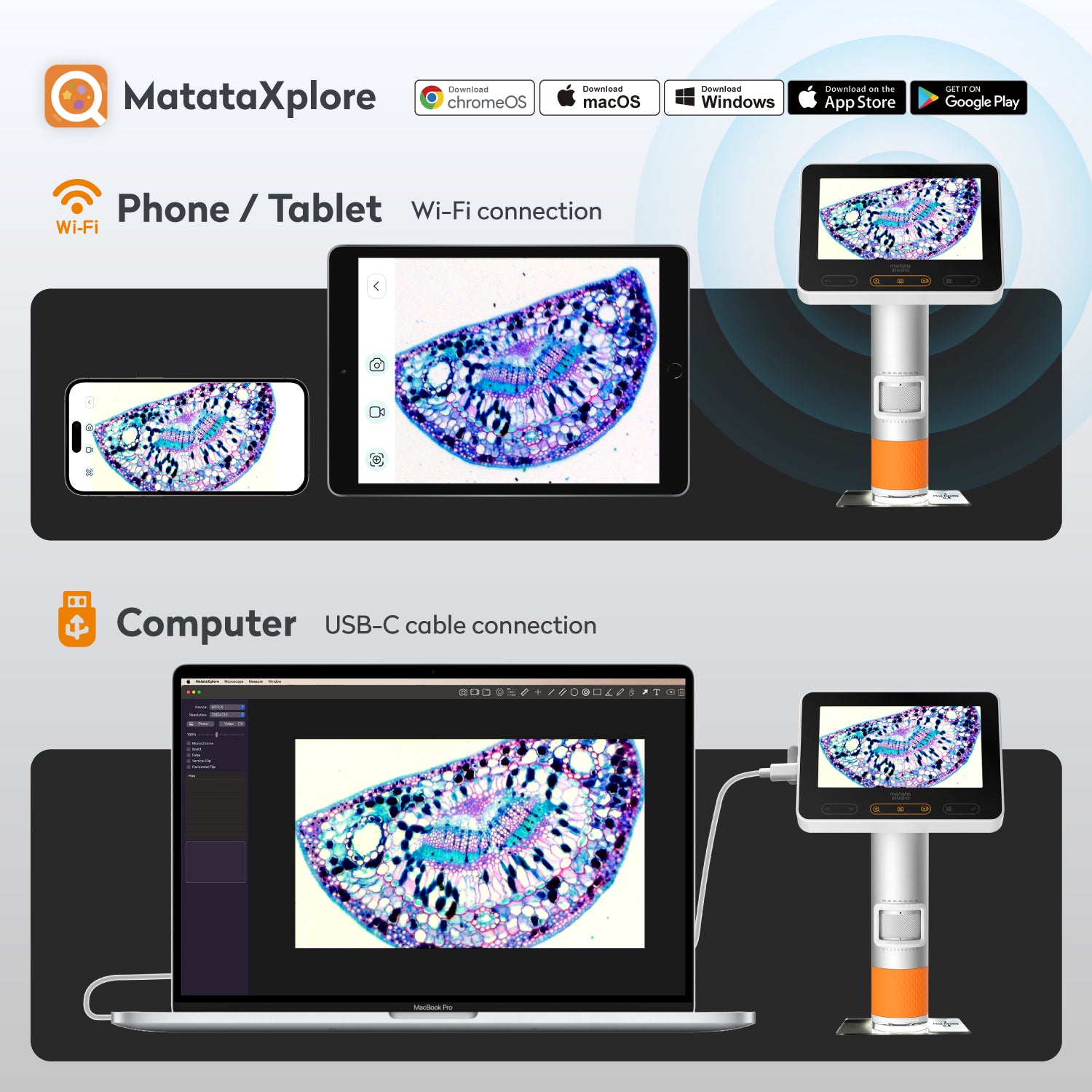 MatataStudio MX2-A Handheld Microscope - Matatalab