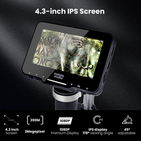MatataStudio M2B 1000X Coin Magnifier Digital Microscope